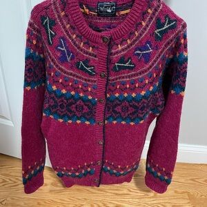 Vintage Woolrich wool & mohair blend cardigan sweater